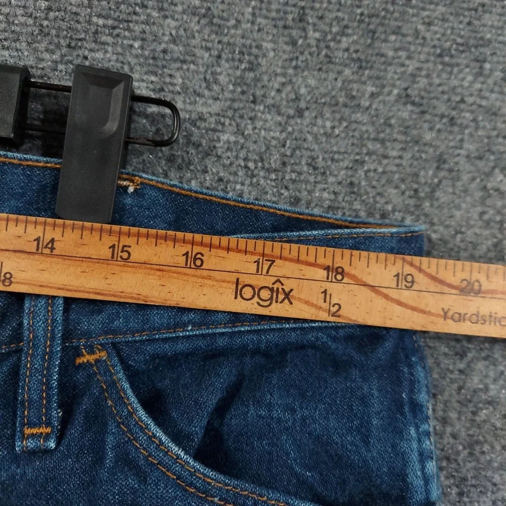 Wrangler FR 13MWZ Jeans‎ 38x34 Blue Dark Wash High Rise Bootcut Flame Resistant